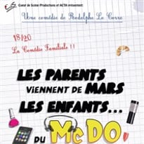 Les parents viennent de mars, les enfants du McDo ! Chez maman