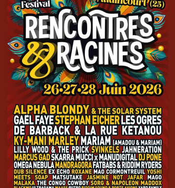 Rencontres et Racines 2026 affiche
