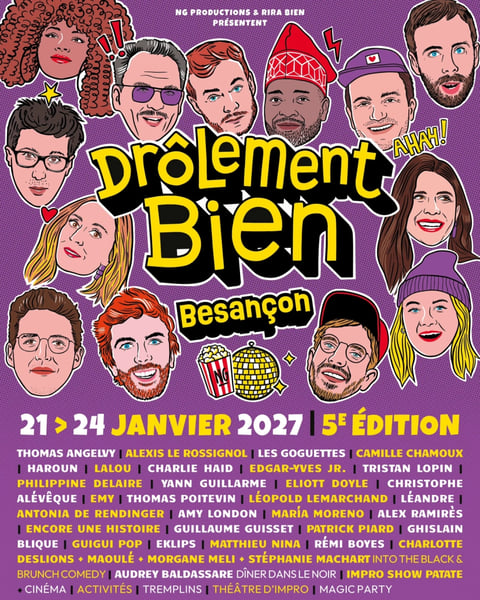 Festival Drôlement bien 2027 affiche