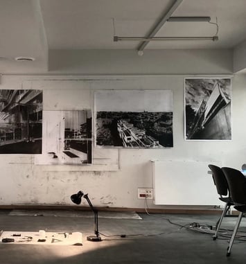 Exposition de sortie de résidence « Fragment, reflet et trace »