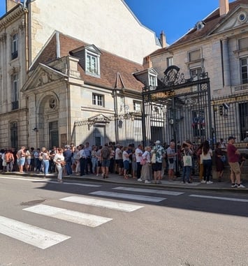 Visite de la Banque de France de Besançon