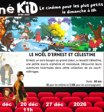 Ciné Kid - le Noel d'Ernest et Célestine