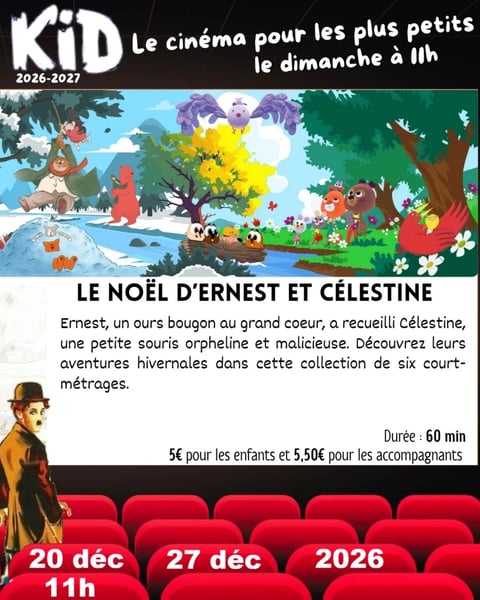 Ciné Kid - le Noel d'Ernest et Célestine
