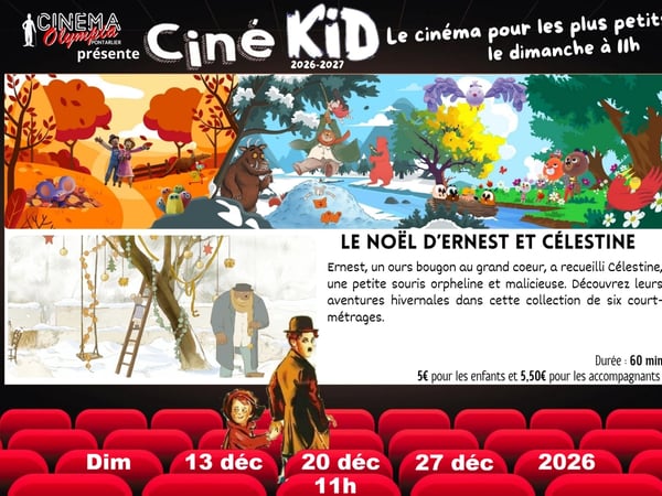 Ciné Kid - le Noel d'Ernest et Célestine