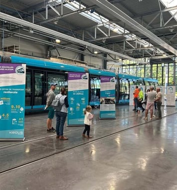 Visite du Centre de Maintenance du tramway