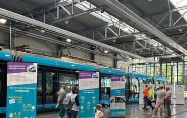 Visite du Centre de Maintenance du tramway