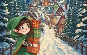 Evalina et la hotte du Père Noël