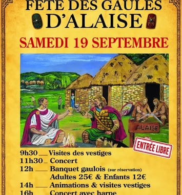 Fête des Gaules d'Alaise dans la commune d'Eternoz Vallée du Lison