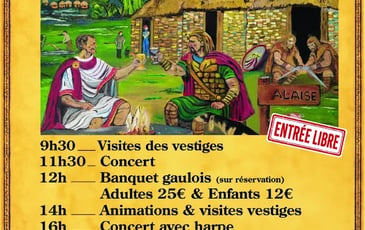 Fête des Gaules d'Alaise dans la commune d'Eternoz Vallée du Lison