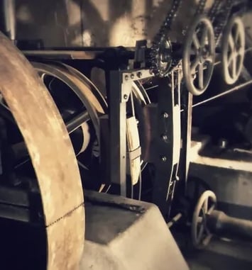 Visite de la machinerie du funiculaire de Bregille