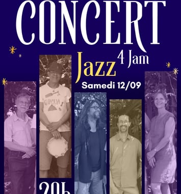Concert de jazz par 4 Jam