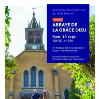 Visite abbaye de la Grâce Dieu