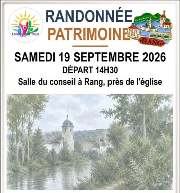 Randonnée du patrimoine à Rang
