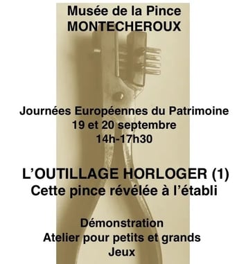 Outillage d'horlogerie : une pince révélée à l'établi