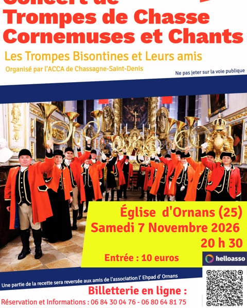 Concert de Trompes de Chasse, Cornemuses et Chants